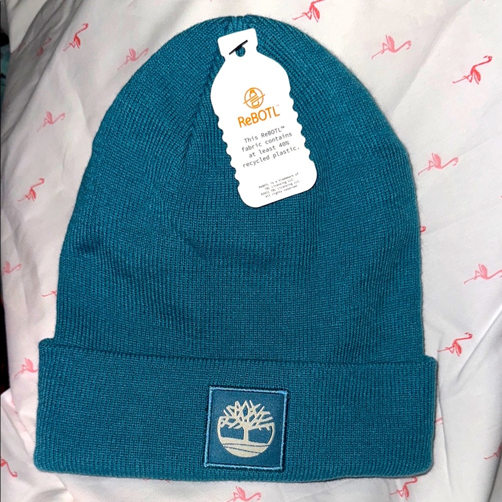 Timberland New With Tags Teal Beanie